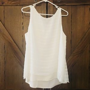 Vince Camuto Embroidered Stripe Blouse